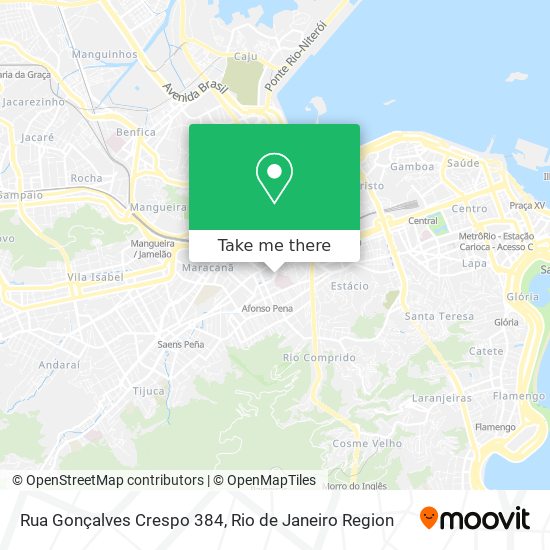Mapa Rua Gonçalves Crespo 384