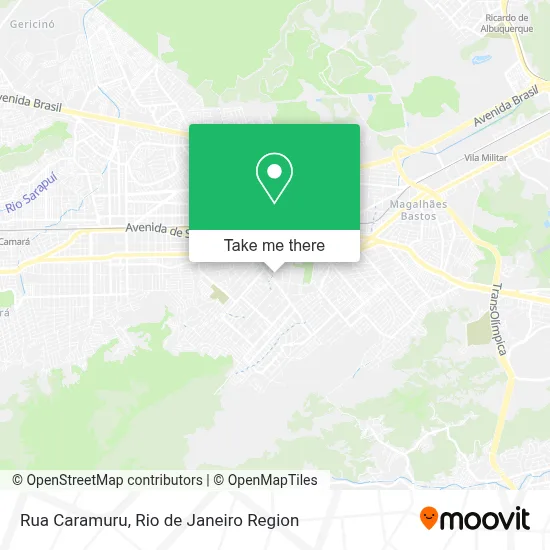 Rua Caramuru map