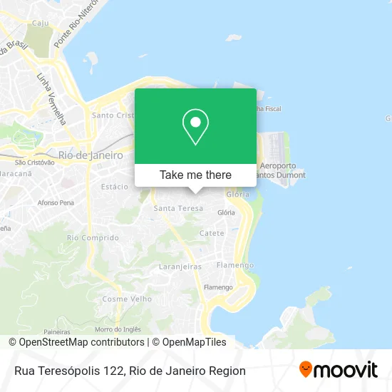 Rua Teresópolis 122 map