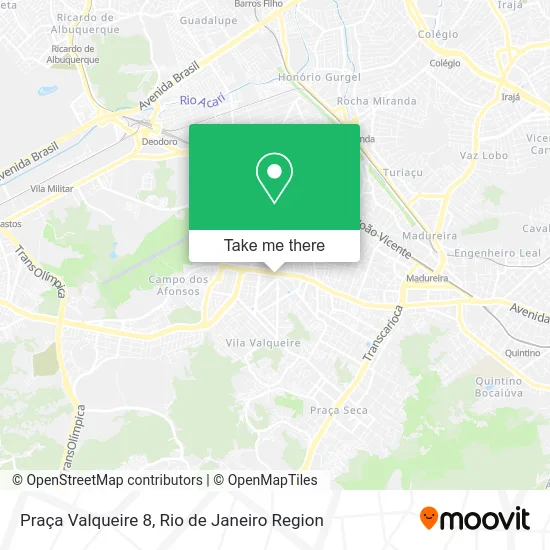 Praça Valqueire 8 map