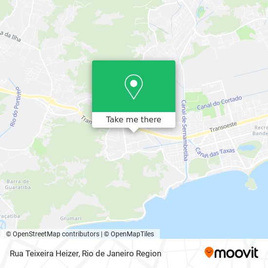 Mapa Rua Teixeira Heizer