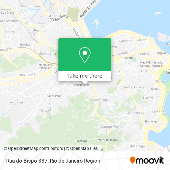 Mapa Rua do Bispo 337