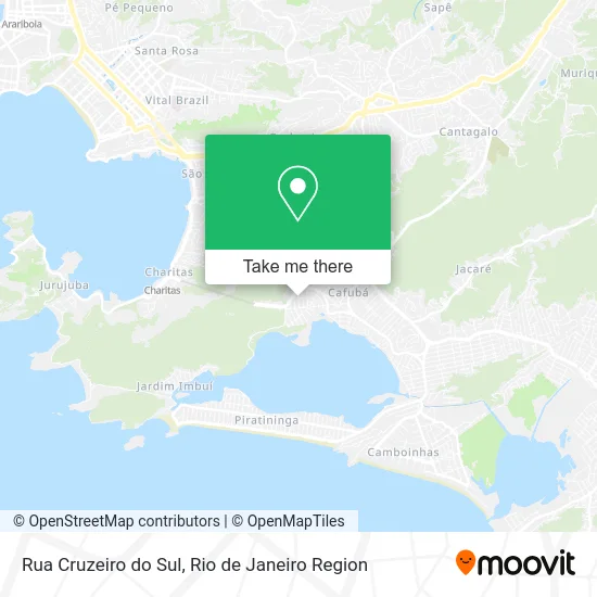 Rua Cruzeiro do Sul map