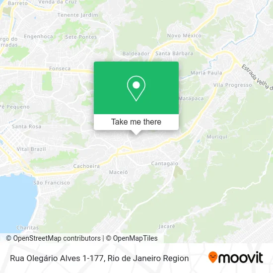 Rua Olegário Alves 1-177 map