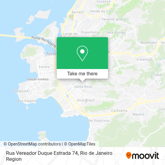 Rua Vereador Duque Estrada 74 map