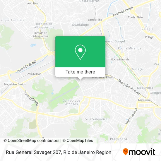 Rua General Savaget 207 map