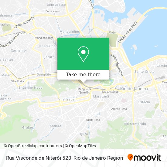 Mapa Rua Visconde de Niterói 520