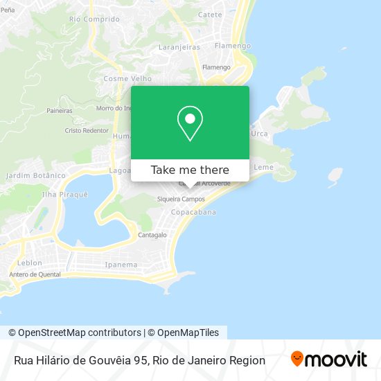 Mapa Rua Hilário de Gouvêia 95