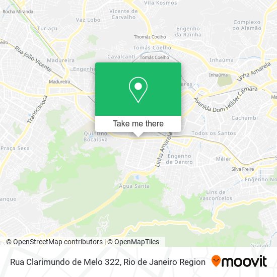 Mapa Rua Clarimundo de Melo 322