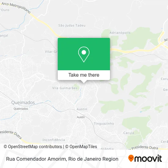 Rua Comendador Amorim map