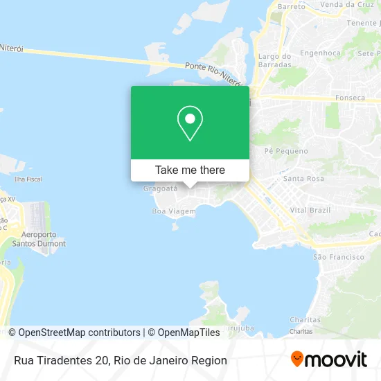 Rua Tiradentes 20 map