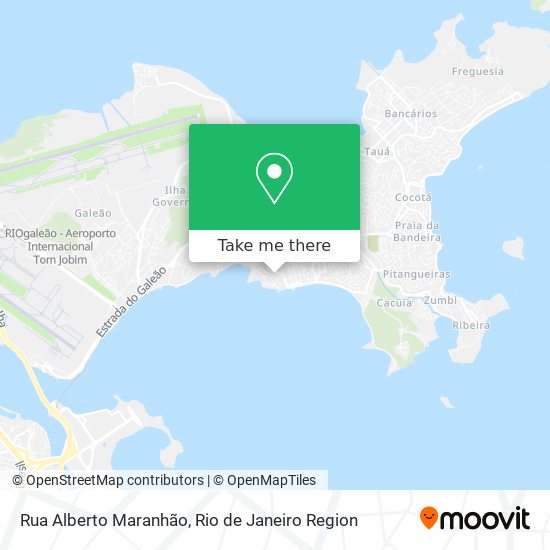 Mapa Rua Alberto Maranhão
