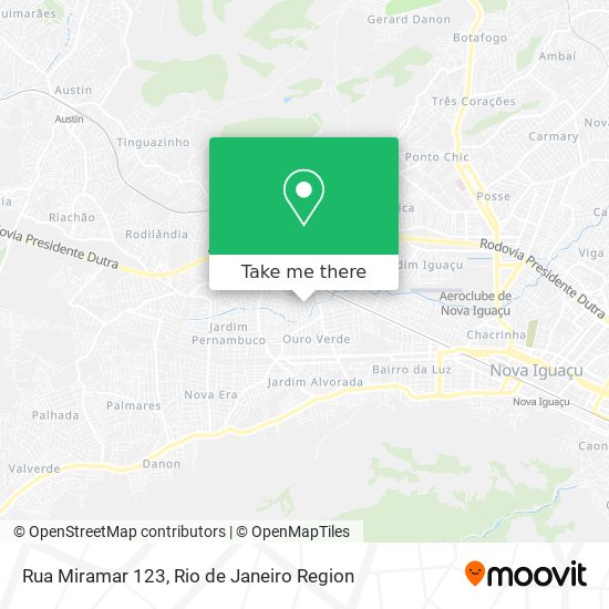 Mapa Rua Miramar 123