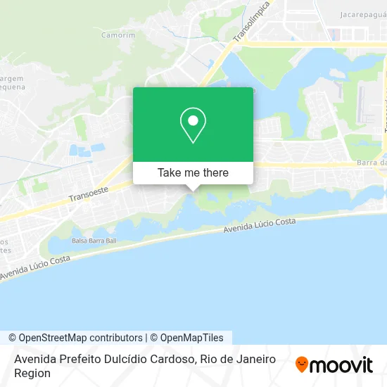 Avenida Prefeito Dulcídio Cardoso map