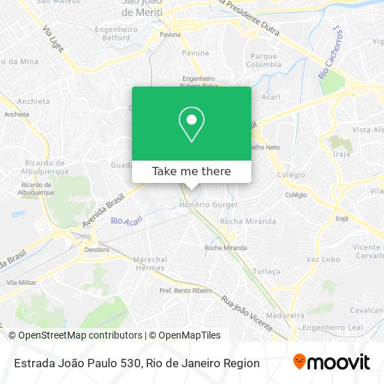 Estrada João Paulo 530 map