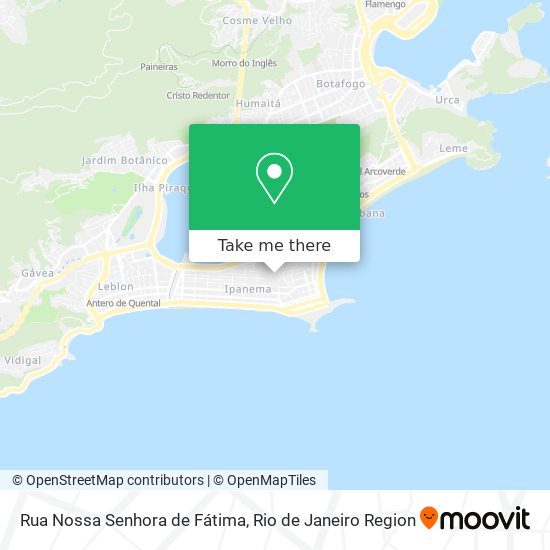 Rua Nossa Senhora de Fátima map