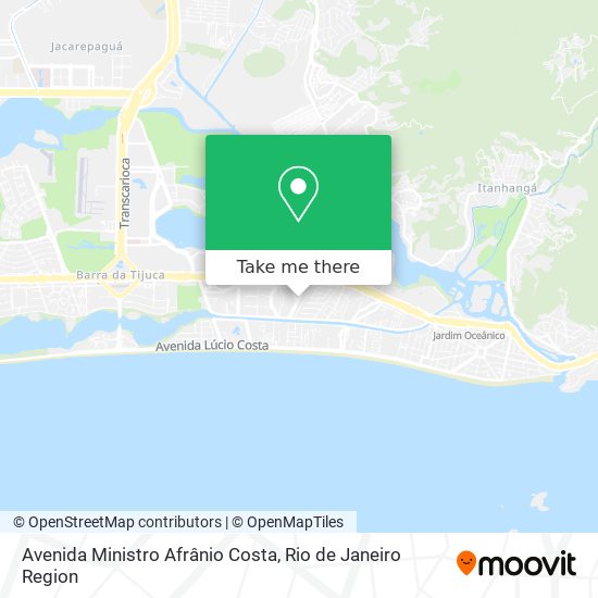Avenida Ministro Afrânio Costa map
