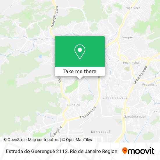 Estrada do Guerenguê 2112 map