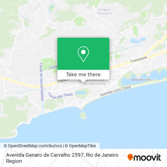 Mapa Avenida Genaro de Carvalho 2597