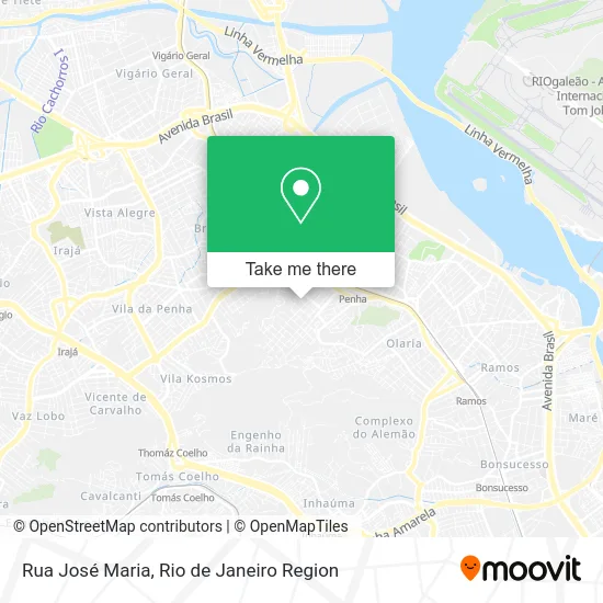 Rua José Maria map