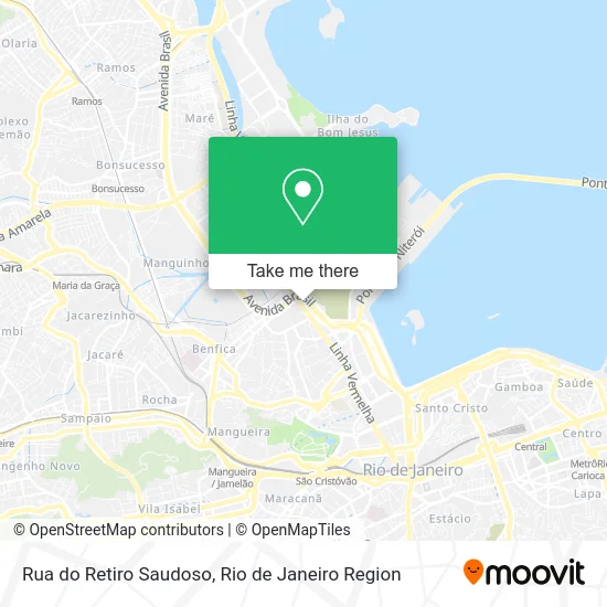 Rua do Retiro Saudoso map