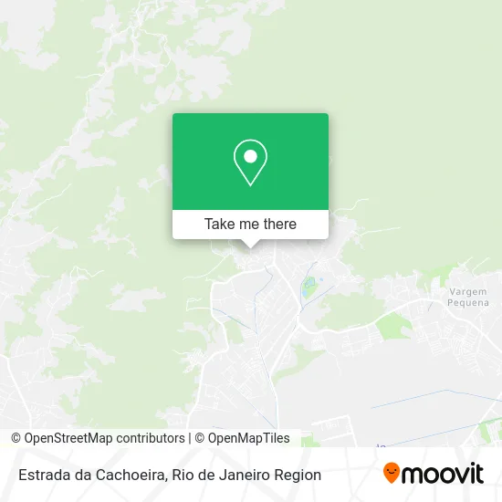 Estrada da Cachoeira map