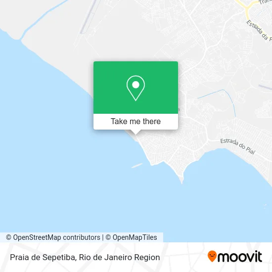 Praia de Sepetiba map