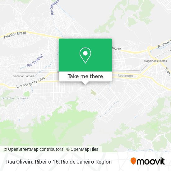 Mapa Rua Oliveira Ribeiro 16