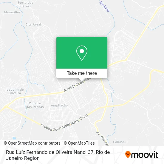Rua Luíz Fernando de Oliveira Nanci 37 map