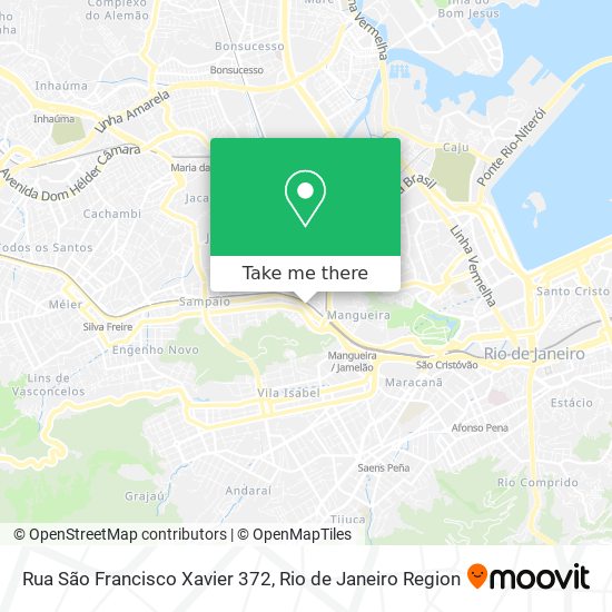 Rua São Francisco Xavier 372 map