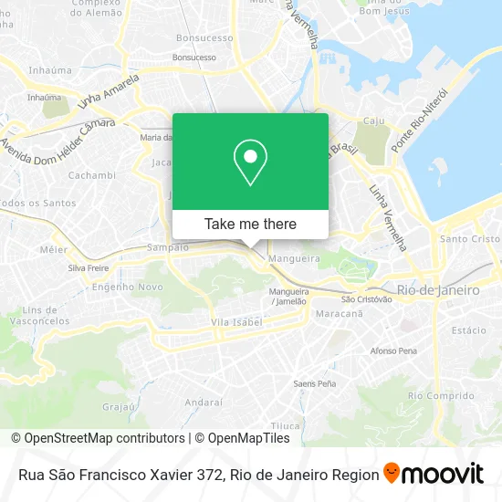 Rua São Francisco Xavier 372 map
