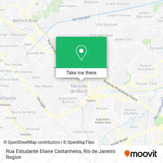 Rua Estudante Eliane Castanheira map