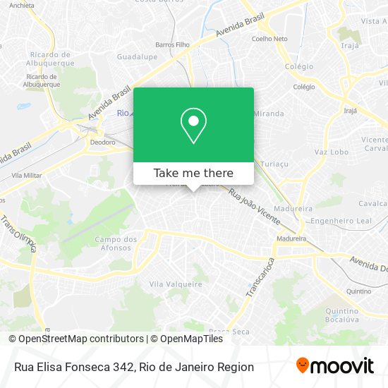 Rua Elisa Fonseca 342 map