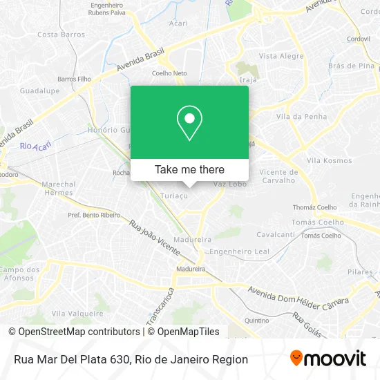 Rua Mar Del Plata 630 map