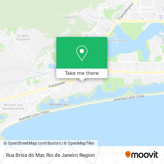 Rua Brisa do Mar map