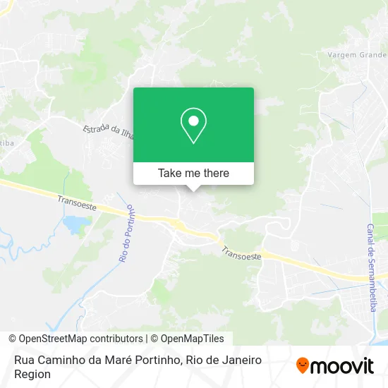 Rua Caminho da Maré Portinho map