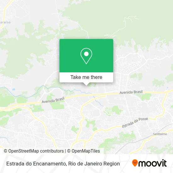 Estrada do Encanamento map