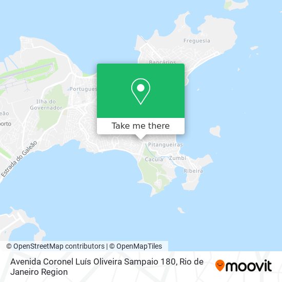Mapa Avenida Coronel Luís Oliveira Sampaio 180