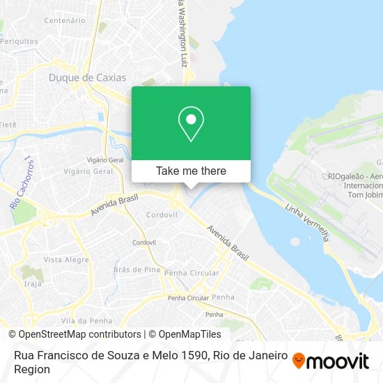 Rua Francisco de Souza e Melo 1590 map