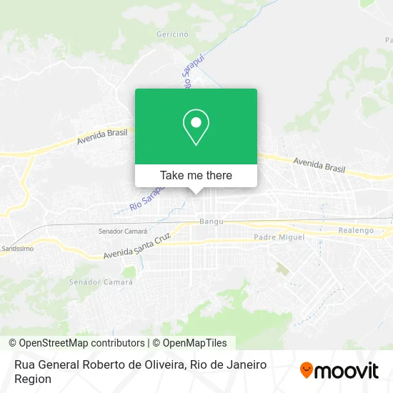 Rua General Roberto de Oliveira map