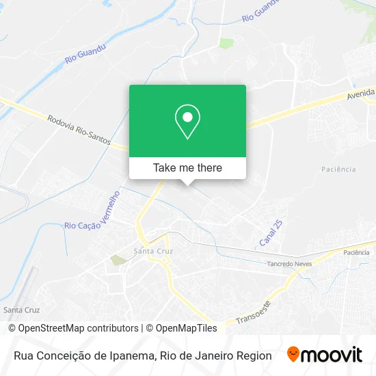 Rua Conceição de Ipanema map