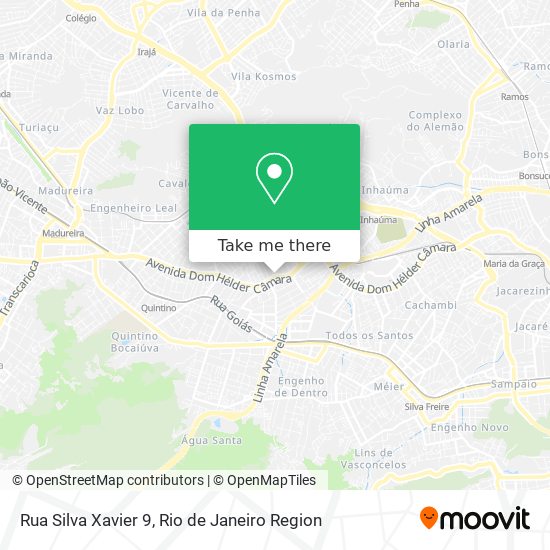 Rua Silva Xavier 9 map