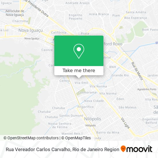 Rua Vereador Carlos Carvalho map