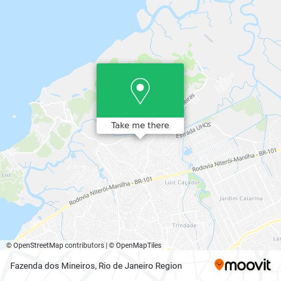 Fazenda dos Mineiros map