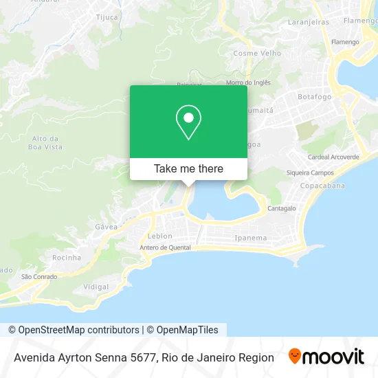Avenida Ayrton Senna 5677 map
