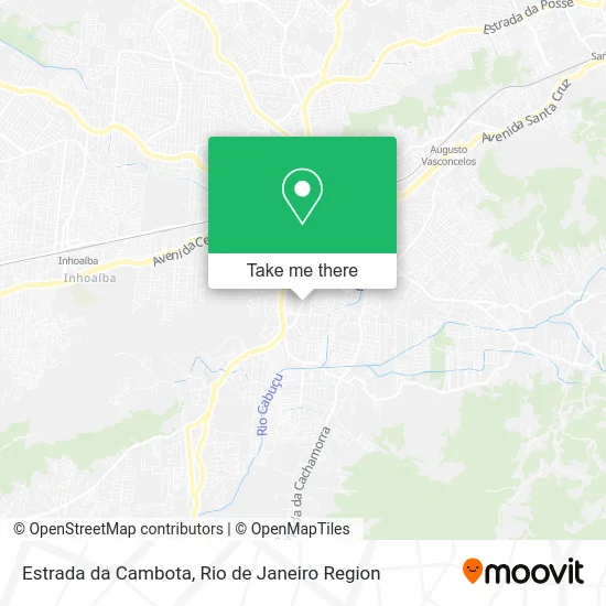 Estrada da Cambota map