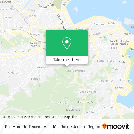 Mapa Rua Haroldo Teixeira Valadão
