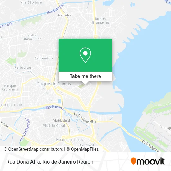 Rua Doná Afra map