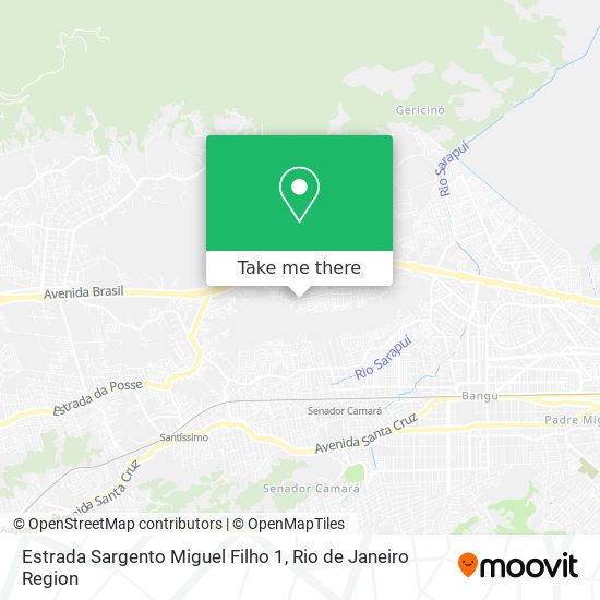 Mapa Estrada Sargento Miguel Filho 1