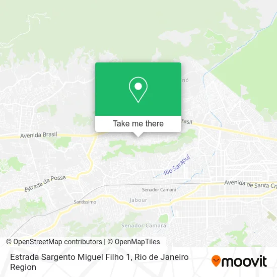 Estrada Sargento Miguel Filho 1 map